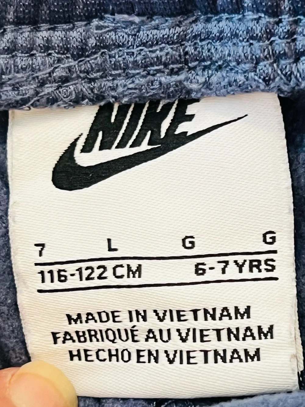 Nike Kids Jogger Pants with Red Logo size 7 boys